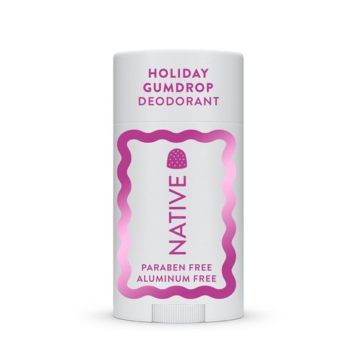 Native Deodorant - Holiday Edition Gumdrop Scent | 72-Hour Odor Control, Aluminum-Free, Naturally Derived Ingredients