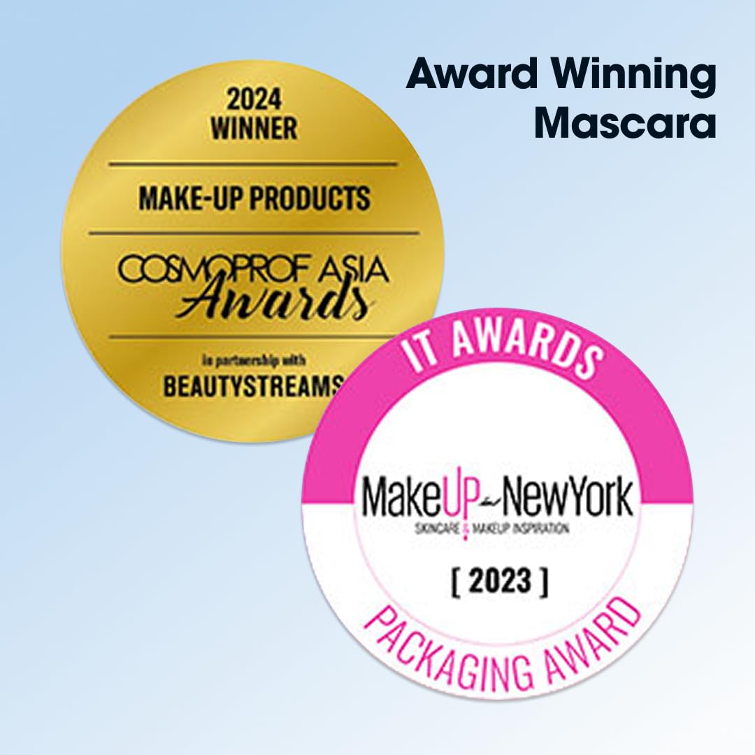 AirFixing Mascara - Smudge-Resistant Tubing Formula | 0.5mm Precision Brush | Easy Warm-Water Removal | 8.5g | Made in Korea (Black)