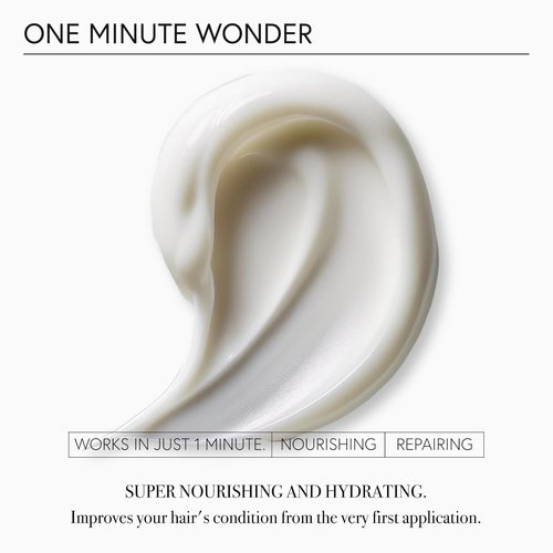 MONCHO MORENO One Minute Wonder - Professional Repairing Hair Mask in 1 minute, Deep Moisturizing & Nourishing Treatment with Nutritive Oils for Fine and Dry Hair (8.45 Fl Oz)