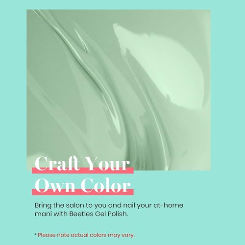 Beetles Green Gel Nail Polish, Emerald Olive Sage Green Eucalyptus Gel Polish 15ml Soak Off UV LED Day Nails Lamp Easter Spring Nails Art Manicure Salon DIY Home Gift for Her