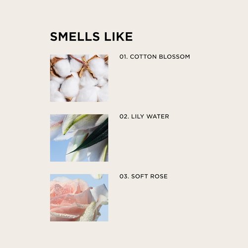 By Rosie Jane Body & Hair Perfume Mist - White Tee Scented Mist for Women | 115ml Clean Fragrance with Cotton Blossom, Lily Water & Soft Rose