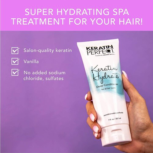 Keratin Perfect KP Hydrate | Moisturizing Hair Treatment - 7oz for Smooth, Healthy Hair