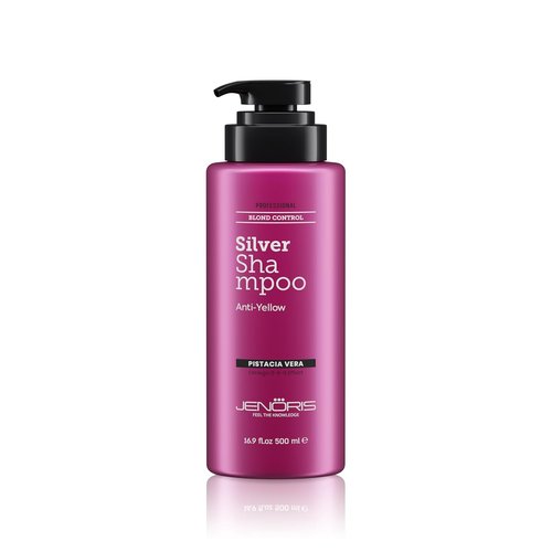 Jenoris Silver Purple Shampoo - Neutralizes Yellow & Brassy Tones for Blonde & Gray Hair | 16.9 Fl Oz