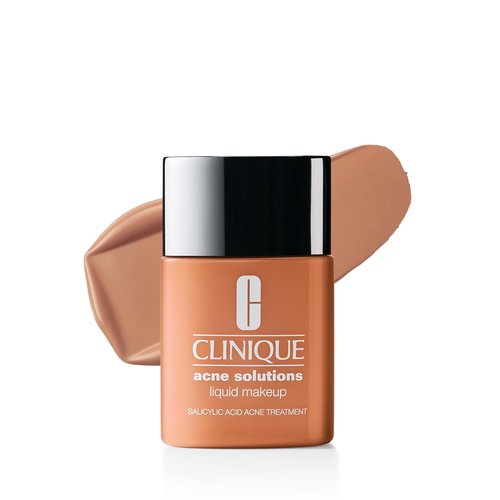 Clinique Acne Solutions Liquid Foundation - Salicylic Acid Formula for Oily Skin | Medium Coverage, Natural Matte Finish
