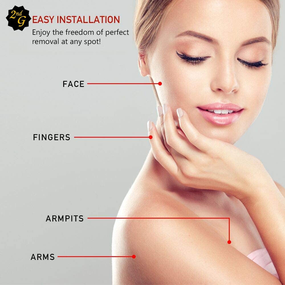 tuokiy Replacement Heads for Flawless Finishing Touch facial Hair removal,replacement heads for flawless facial hair remover gen 2