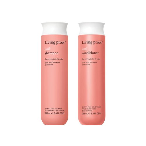 Living Proof Curl Shampoo & Conditioner Duo - Strengthens & Defines Wavy, Curly, Coily Hair