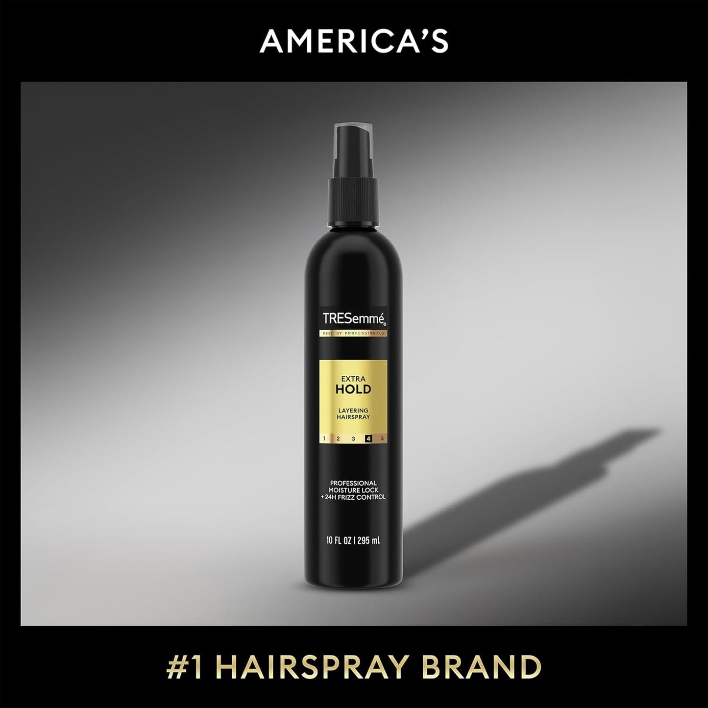 TRESemmé Extra Hold Hairspray - Non-Aerosol 3-Pack for 24H Hold & Frizz Control | Keratin Repair Mask