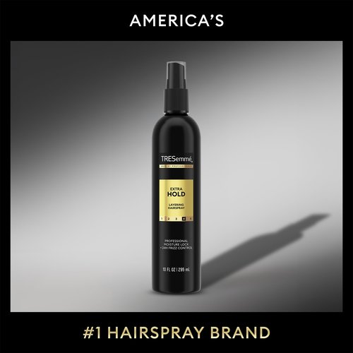TRESemmé Extra Hold Hairspray, Non-Aerosol 3-Pack, 24H Hold & Frizz Control + Keratin Repair Hair Mask