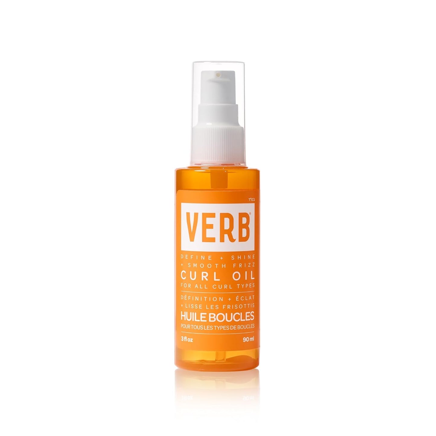 VERB Curl Oil - Define, Shine & Smooth Frizz for All Curl Types - Silicone-Free & Paraben-Free