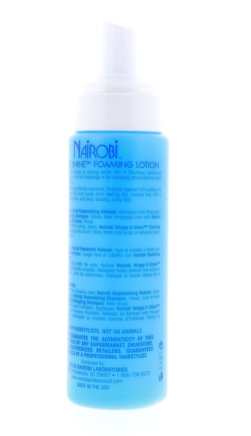 Nairobi Wrapp-It Shine Foaming Lotion 8oz by Nairobi