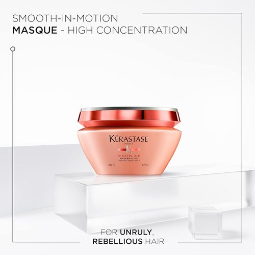 KÉRASTASE Discipline Maskeratine Hair Mask - Restorative Anti-Frizz Treatment | 6.8 Fl Oz, All Hair Types