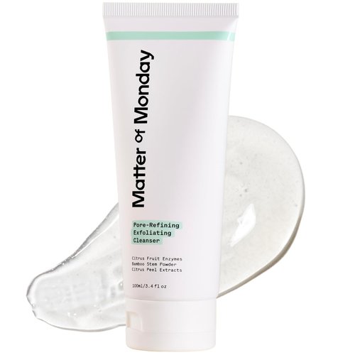 Matter of Monday Gentle Face Wash - Exfoliating Cleanser for Pore Refinement | Non-Stripping, 3.4 oz