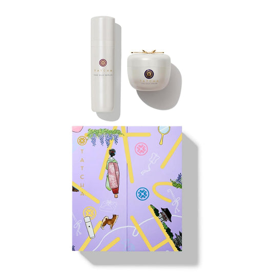TATCHA The Silk Firming Set - Luxurious Silk Serum & Cream Gift Set | $223 Value