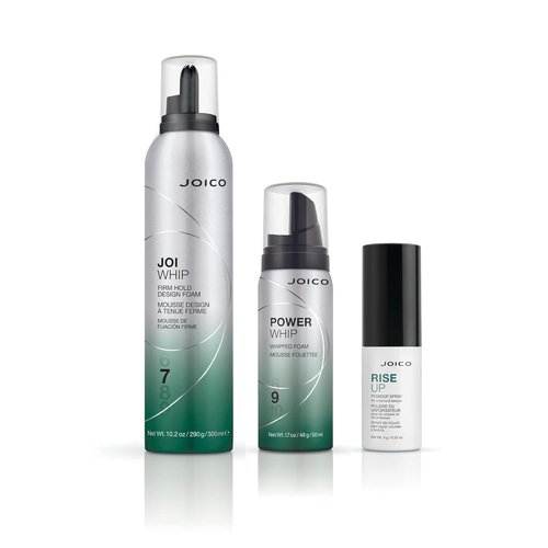 Joico Power Whip Whipped Foam - Volume & Body Boost | Thermal Protection | Frizz Control | Paraben Free