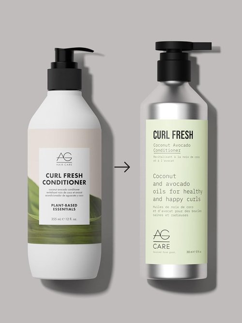 AG Care CURL FRESH Conditioner - Nourishing Coconut & Avocado Formula for Curly Hair