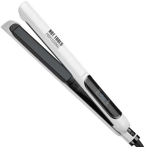 Hot Tools Pro Artist Nano Ceramic Hair Straightener - Achieve Smooth, Straight Hair (1 Inch)
