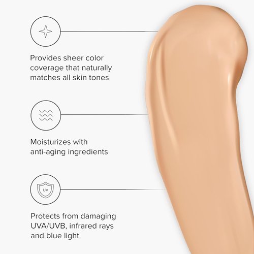 Healthy Skin Lab Tinted Moisturizer SPF 50 - Lightweight Hydrating Mineral Sunscreen for Face, 1.8 oz