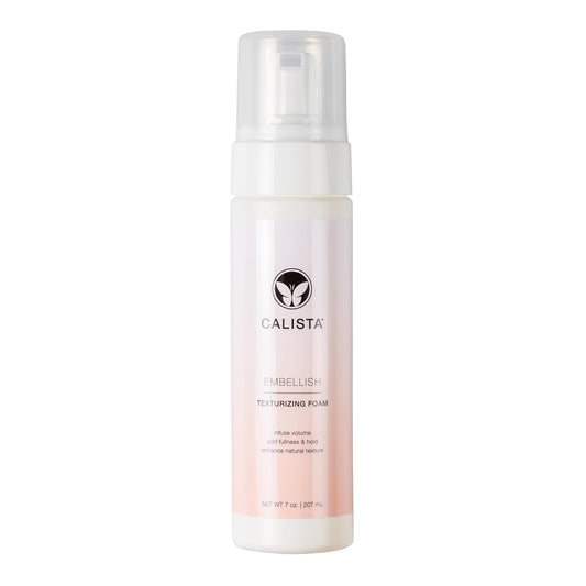 Calista Embellish Texturizing Foam - Volumizing Styling Mousse for All Hair Types | Firm Hold (7 oz)