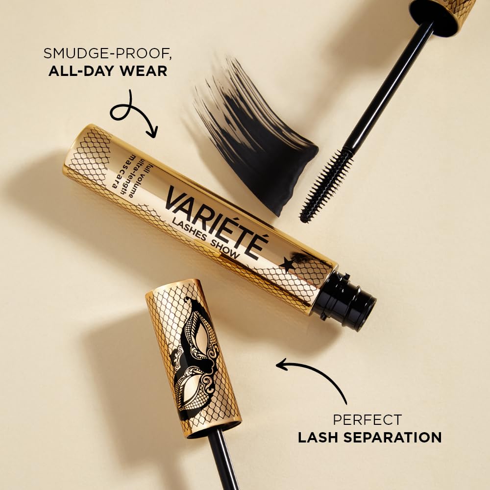 Variete Lashes Mascara - Volumizing Formula for Stunning Length | 10 ml