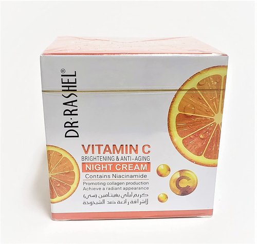 Dr Rashel Vitamin C Night Cream - Anti-Aging Moisturizer with Niacinamide & Collagen | 1.76 oz
