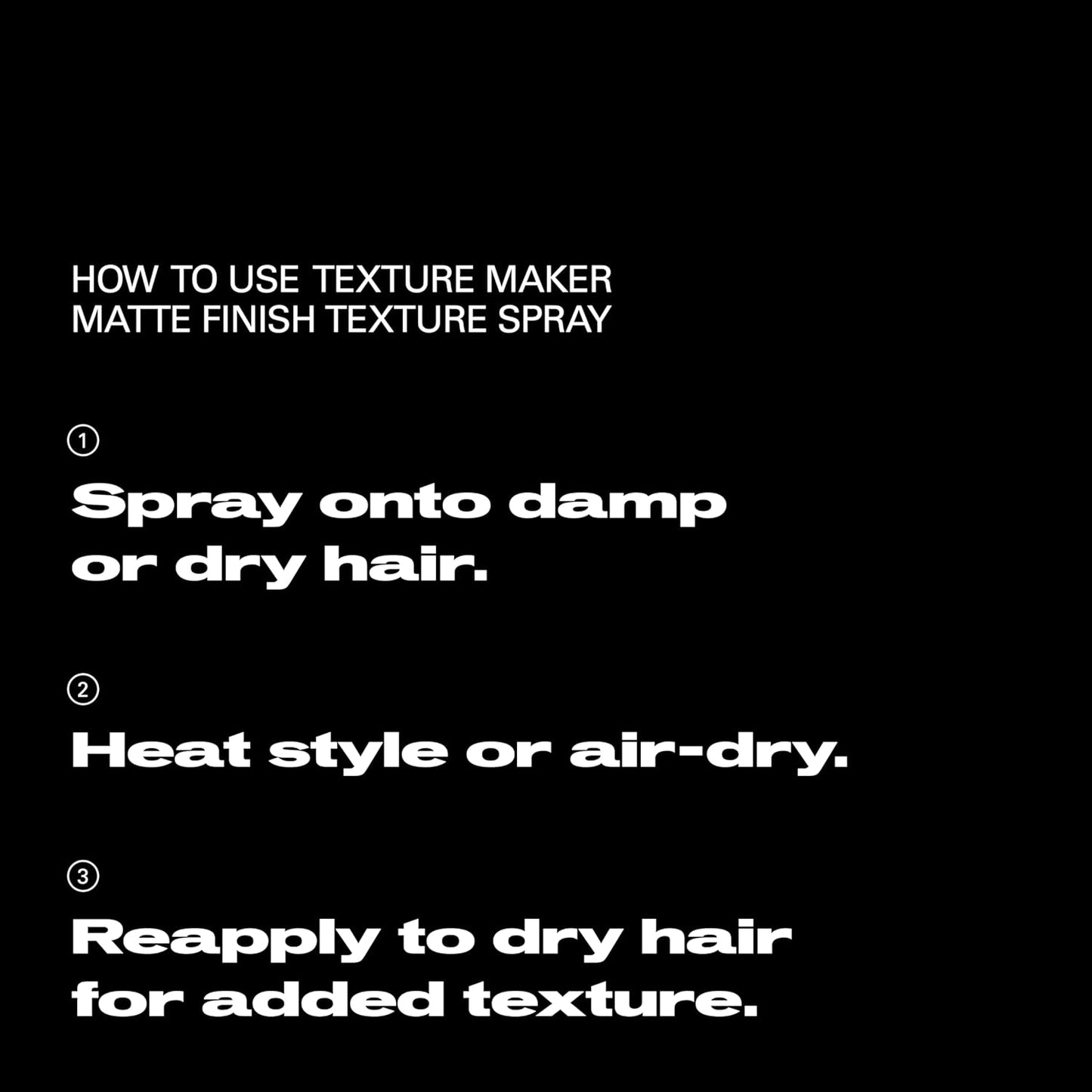 Sebastian Professional Texture Maker Spray - Lightweight Hair Texturizer with Medium Hold & Matte Finish | 5.07 fl oz