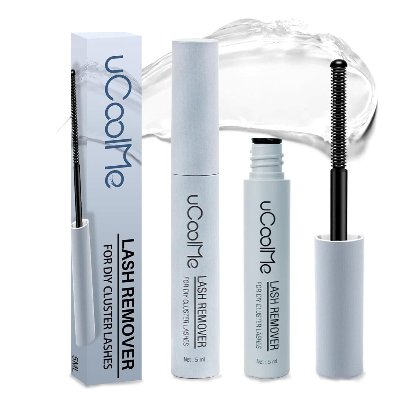Lash Glue Remover 5ML uCoolMe for Lash Clusters Lash Bond Remover - Gentle Formula Eyelash Glue Remover for Sensitive Eyes