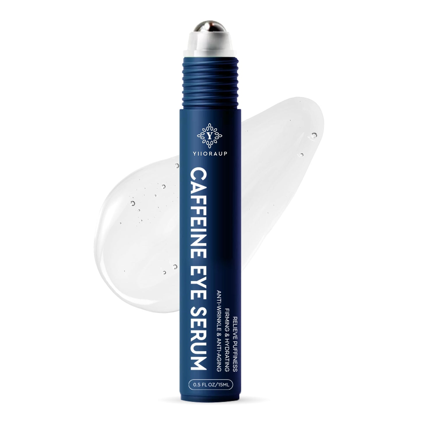 Eye Bags Treatment for Men: Eye Roller for Puffy Eyes and Under Eye Puffiness Reducer – Caffeine Eye Cream for Dark Circles and Wrinkles