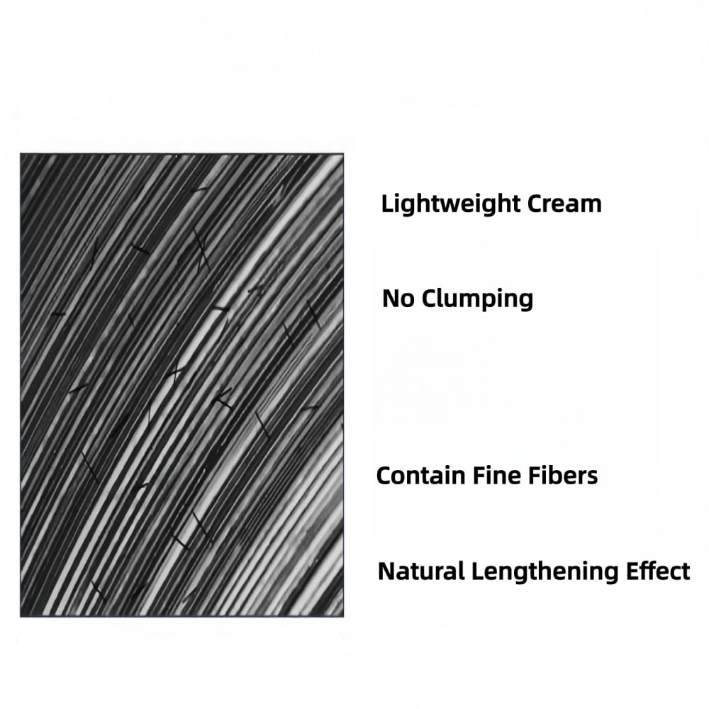 Skiennix Black Mascara - Comb Brush for Defined, Clump-Free Lashes | Waterproof, Volume & Lengthening
