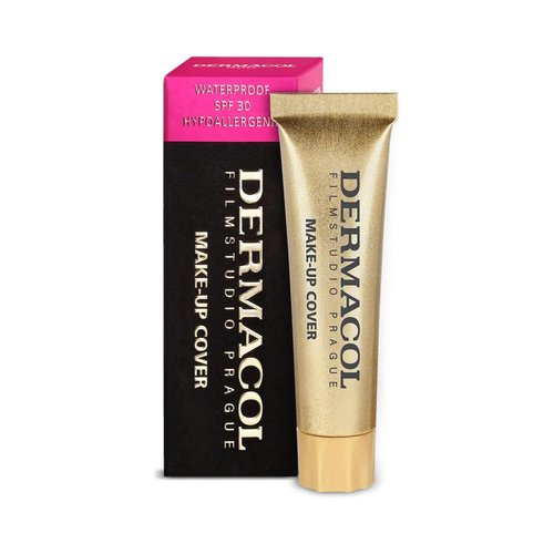 Dermacol Mini Full Coverage Foundation - Liquid Matte Makeup with SPF 30 | Waterproof for Oily Skin, Shade 209