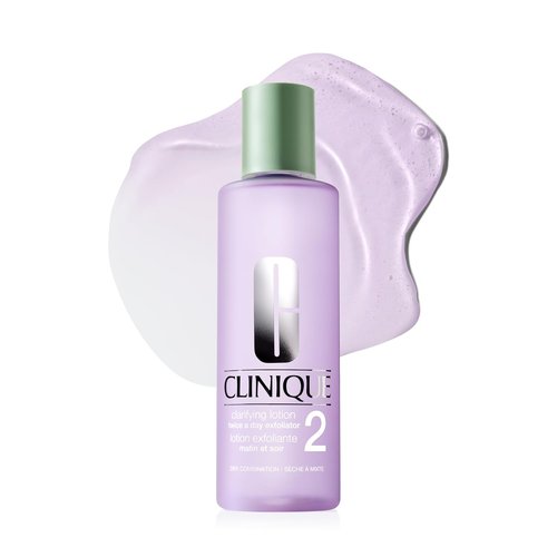 Clinique 3-Step Clarifying Lotion - Exfoliating Toner With Witch Hazel | For Dry Combination Skin Types