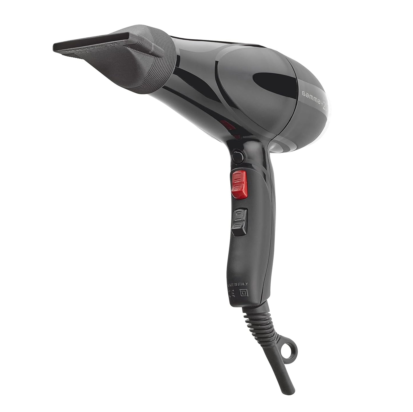 Gamma+ Absolute 2000 Professional Tourmaline Ionic Hair Dryer - Unisex with 2 Concentrator Nozzles