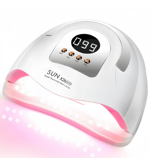 UV LED Nail Lamp with 81 Beads, 380W Nail Curing Lamps for Gel Polish with Automatic Sensor/4 Timer Setting,Led Nail Dryer, Professional Nail Art Drying Tools for Fingernail and Toenail