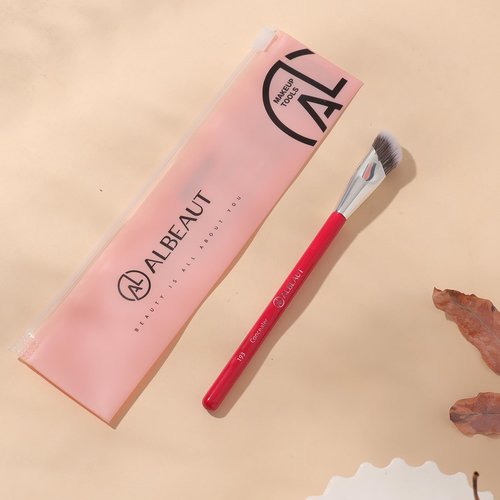 Albeaut Concealer Brush, Under Eye Makeup Small Angled Precision Face Blending Brush (193 concealer brush-Limited Edition)