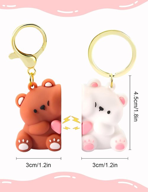 ChunlongFour Cute Keychain Gift for Boyfriend or Girlfriend | Perfect for Valentine's Day & Birthdays