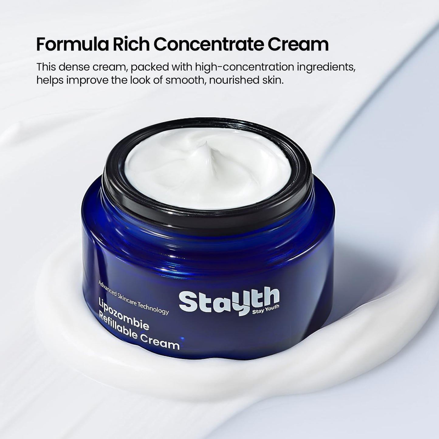 Zombie Reset Cream - Hydrating Face Moisturizer with Peptides & Liposome for Radiant Skin | 50ml