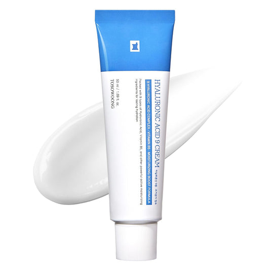 TOSOWOONG Hyaluronic Acid Cream - Long-Lasting Hydration with Vitamin B5 & Collagen | 50ml
