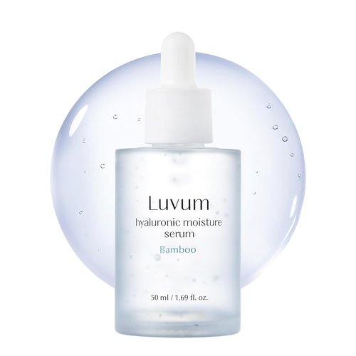 Luvum Bamboo Hyaluronic Moisture Serum - Hydrating Ceramide & Hyaluronic Acid | 1.69 fl. oz