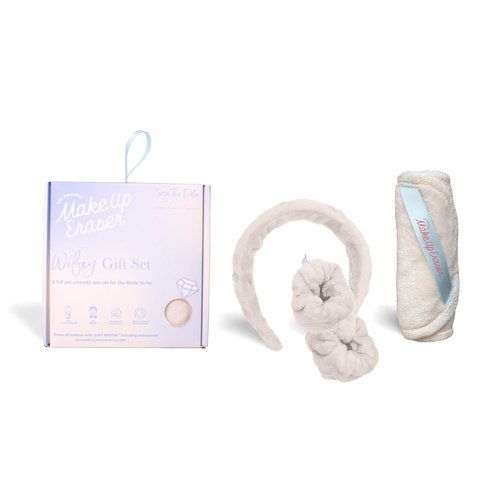 Original MakeUp Eraser Drip Eraser Set - Absorbent Headband & Wristbands for Spa Use | 3-Piece Set