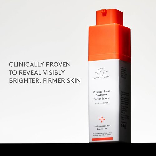 Drunk Elephant C-Firma Fresh Day Serum - 15% Illuminating Vitamin C - 28 ml | Clean, Cruelty-Free Skincare