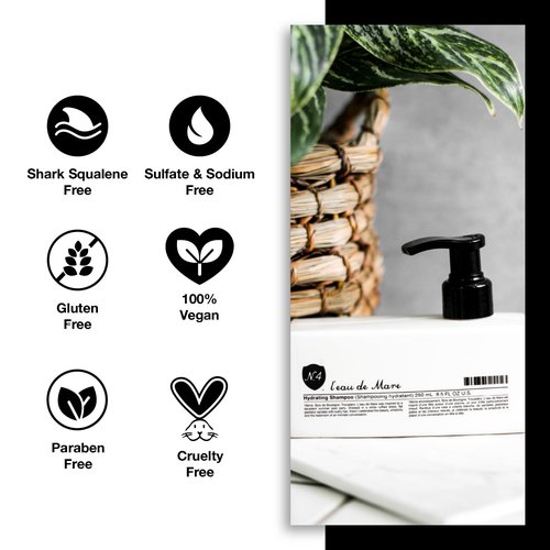 Number 4 Hydrating Shampoo - Moisturizing & Color Safe Formula | 8.5 oz