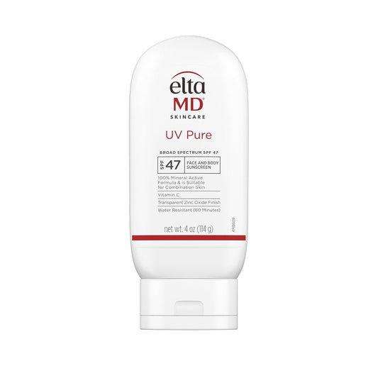 EltaMD UV Pure Sunscreen - SPF 47 Mineral Formula for Kids & Adults | Water Resistant, Oil-Free