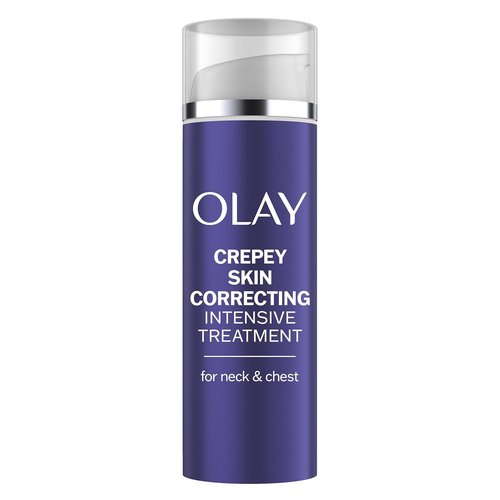 Olay Intensive Treatment Cream - Crepey Skin Corrector for Neck & Chest with Retinol24 | 1.7 fl oz