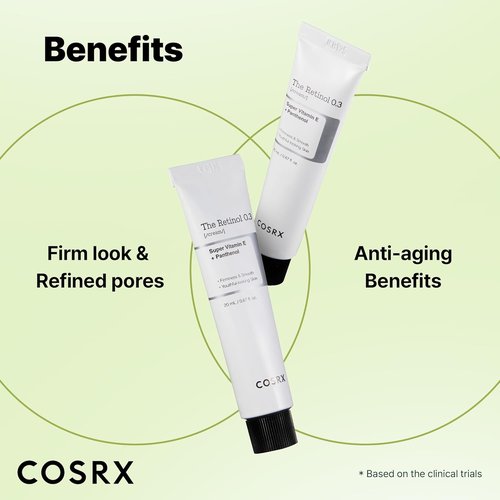 COSRX Retinol 0.3% Cream - Anti-Aging Eye & Neck Treatment for Firm Skin | 0.67 Oz, Gentle Korean Skincare