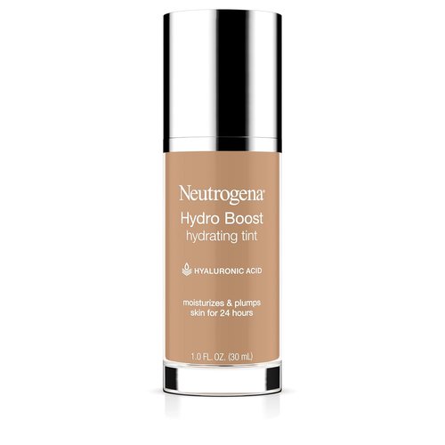 Neutrogena Hydro Boost Foundation - Hydrating Tint for Dry Skin with Hyaluronic Acid | 1.0 fl. oz Natural Beige