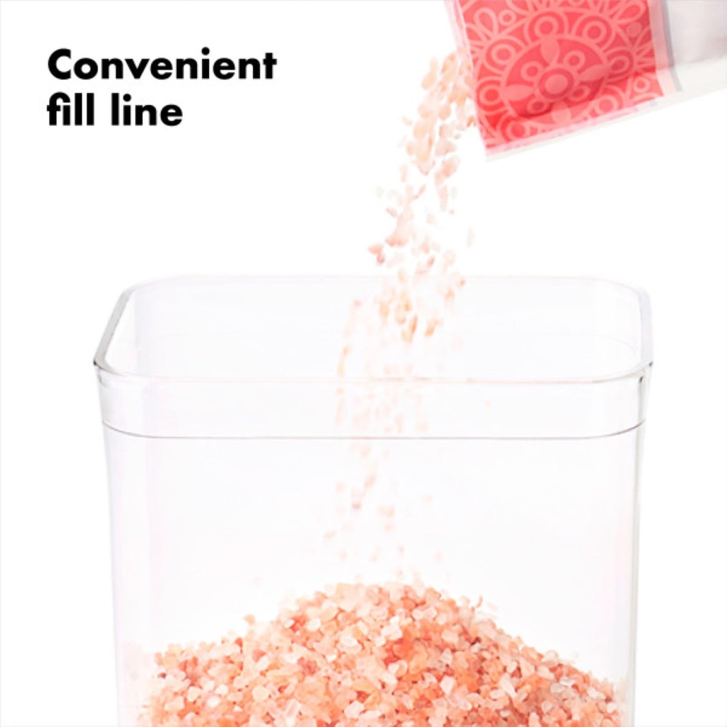 OXO Good Grips POP Container - Airtight Food Storage - Small Square Tall 2.3 Qt Ideal for spaghetti, linguini and lasagna