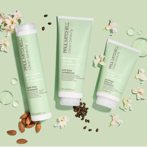 Paul Mitchell Clean Beauty Anti-Frizz Shampoo - Smooths & Calms Frizz for Textured Hair