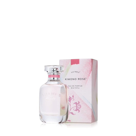 Thymes Kimono Rose Perfume - Floral Fragrance for Women - 1.75 Fl Oz
