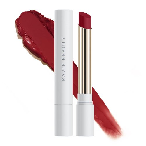 Ravie Beauty Effortless Lips - 3-in-1 Sheer Buildable Lip Formula in Rose | 0.06oz