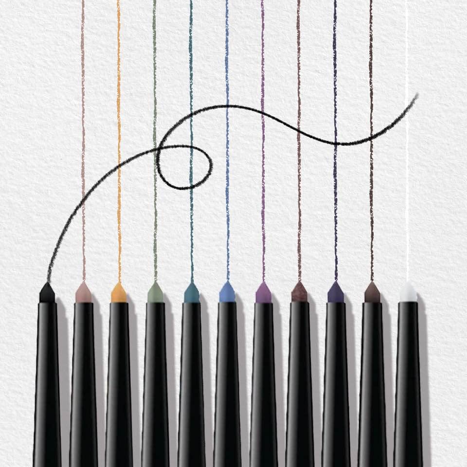Sistar Ultimate Define Gel Eyeliner Pen - Waterproof, Long-Lasting, Smudge-Free | Midnight Blue