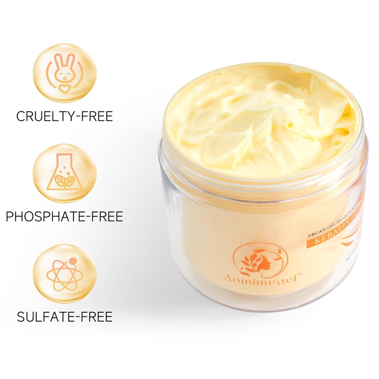 Skiennix Collagen Hair Mask - Deep Repair Conditioning Argan Oil Treatment for All Hair Types | 16.9oz (500ml)